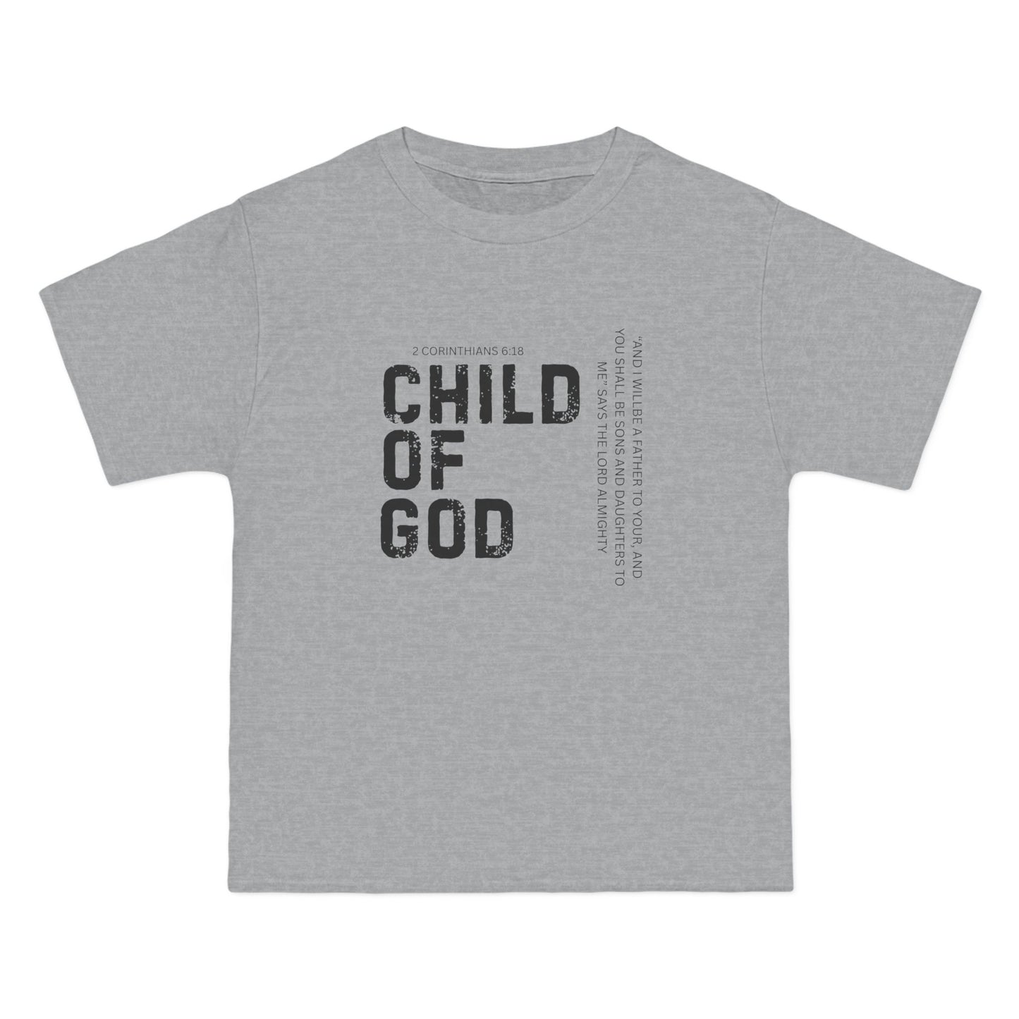 Child of God (WHT) Faith T-Shirt, Motivational Tee