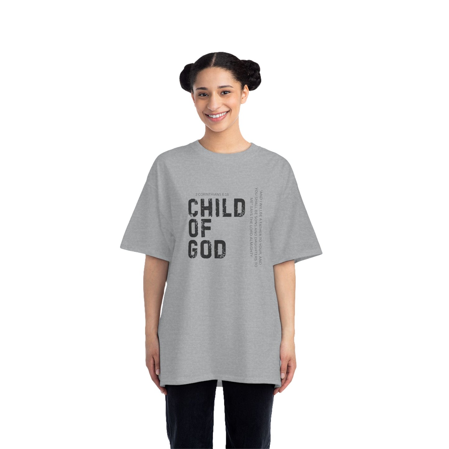 Child of God (WHT) Faith T-Shirt, Motivational Tee