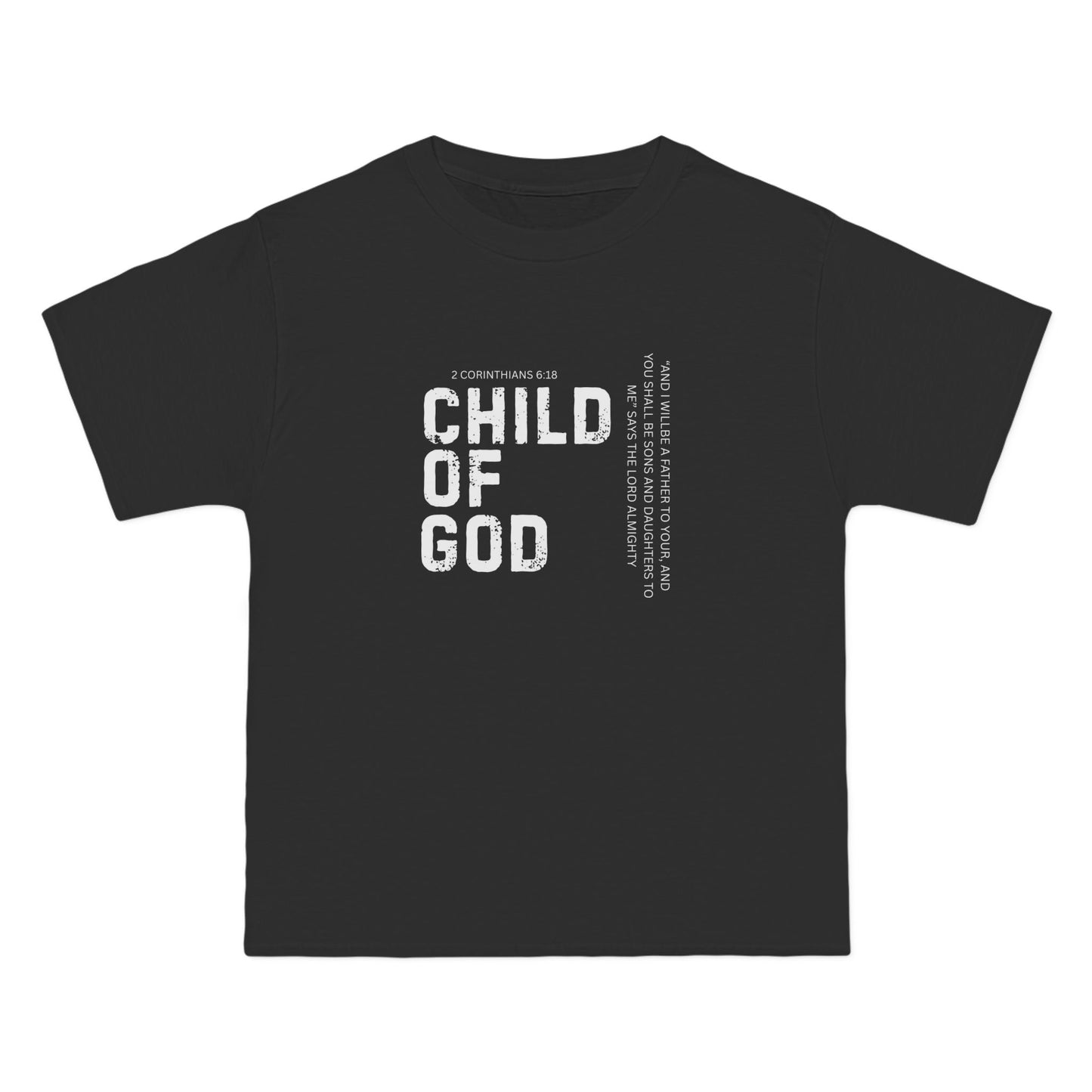Child of God (BLK) Faith T-Shirt, Motivational Tee
