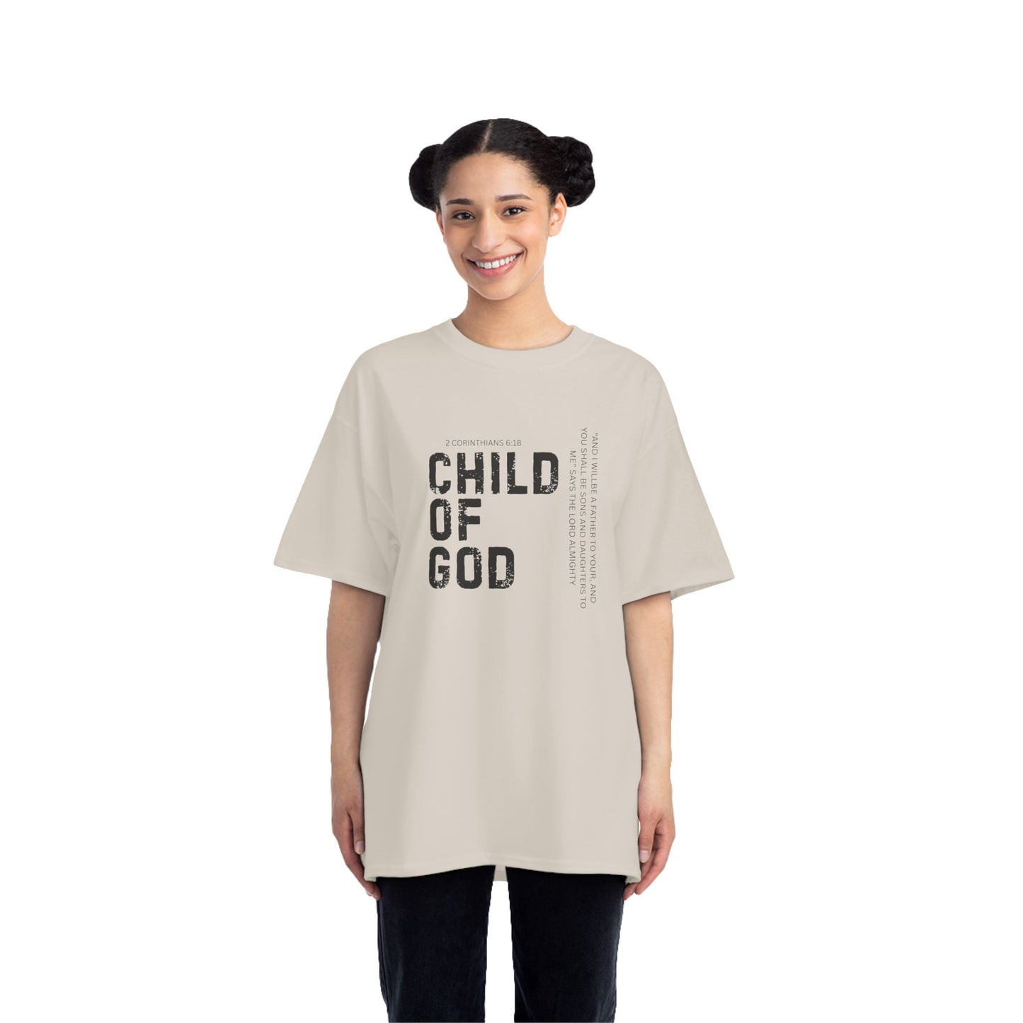Child of God (WHT) Faith T-Shirt, Motivational Tee