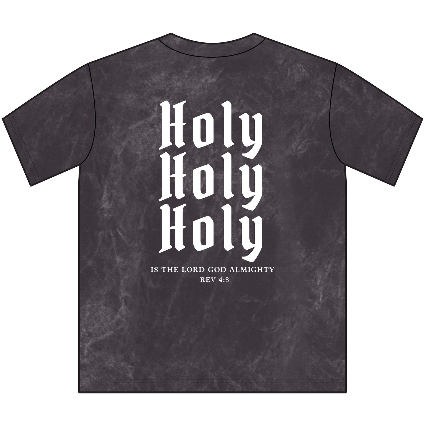 Holy Holy Holy Vintage Crewneck Tee — Christian Faith Graphic T-Shirt