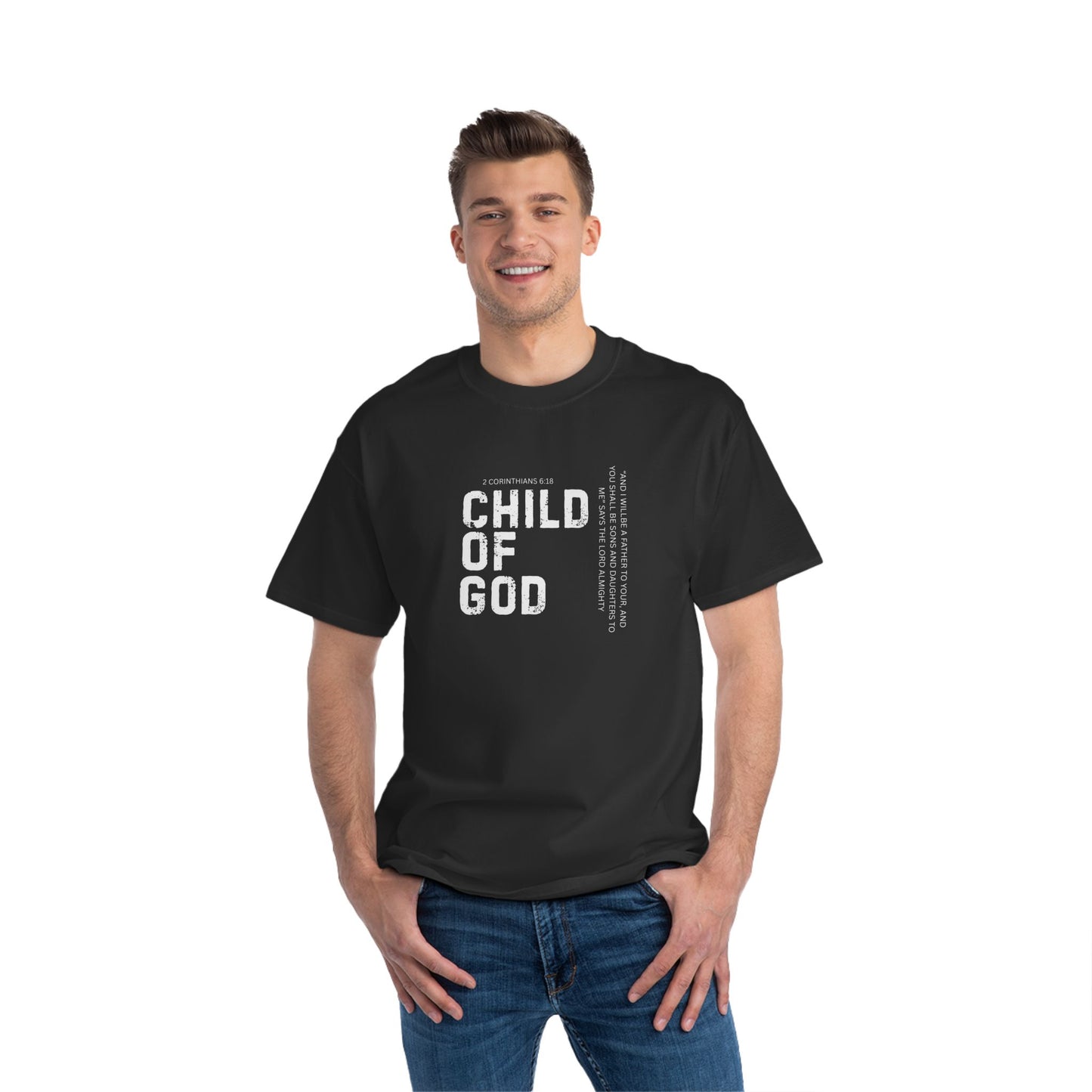 Child of God (BLK) Faith T-Shirt, Motivational Tee