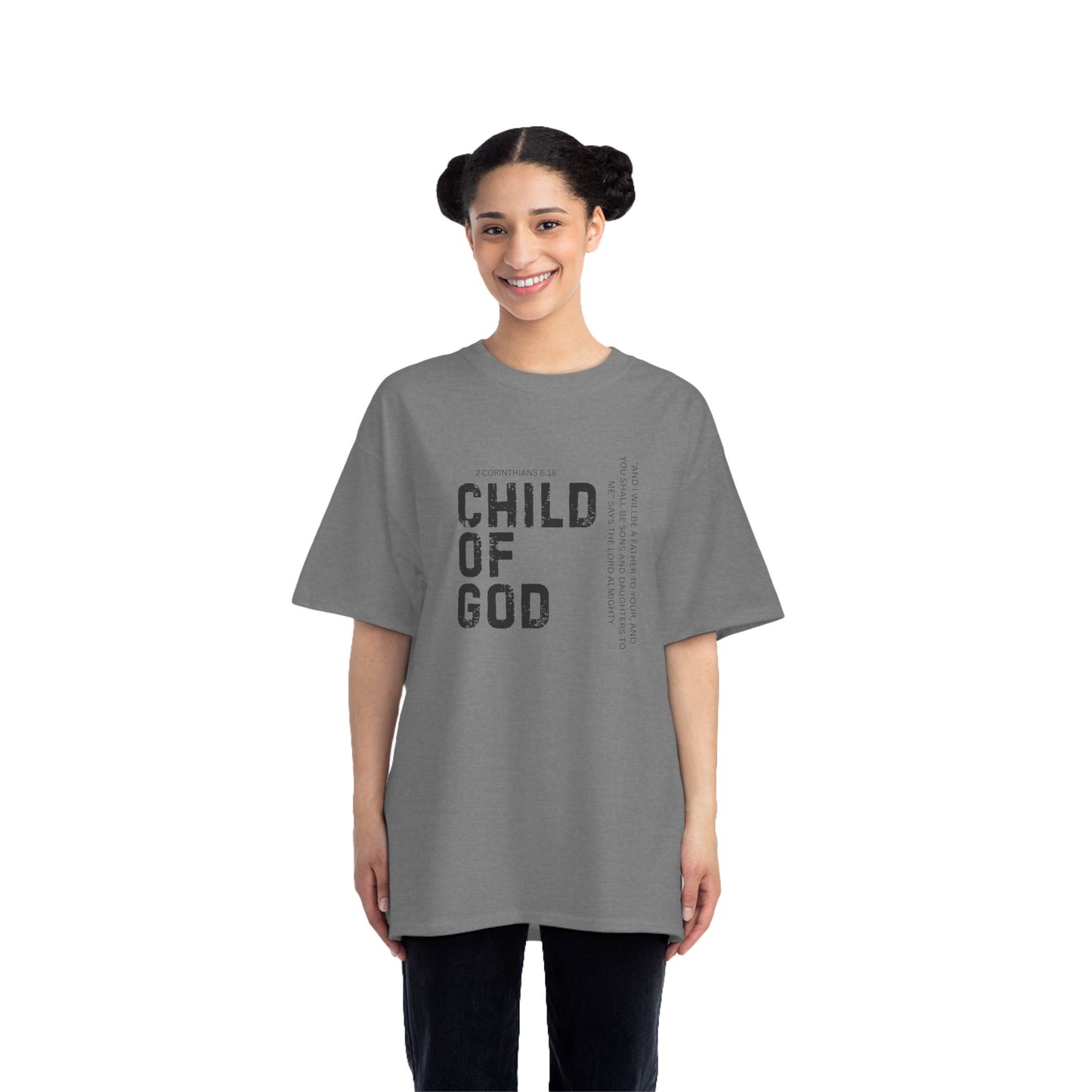 Child of God (WHT) Faith T-Shirt, Motivational Tee
