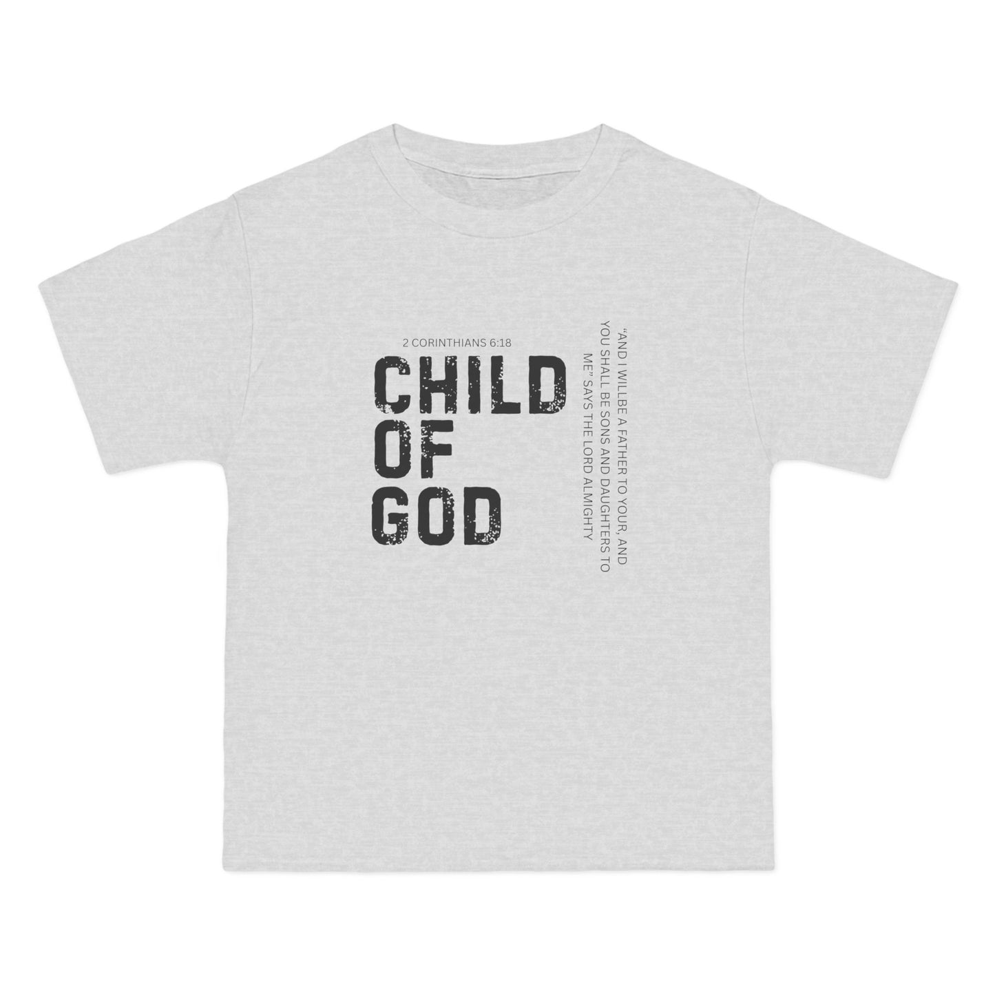 Child of God (WHT) Faith T-Shirt, Motivational Tee