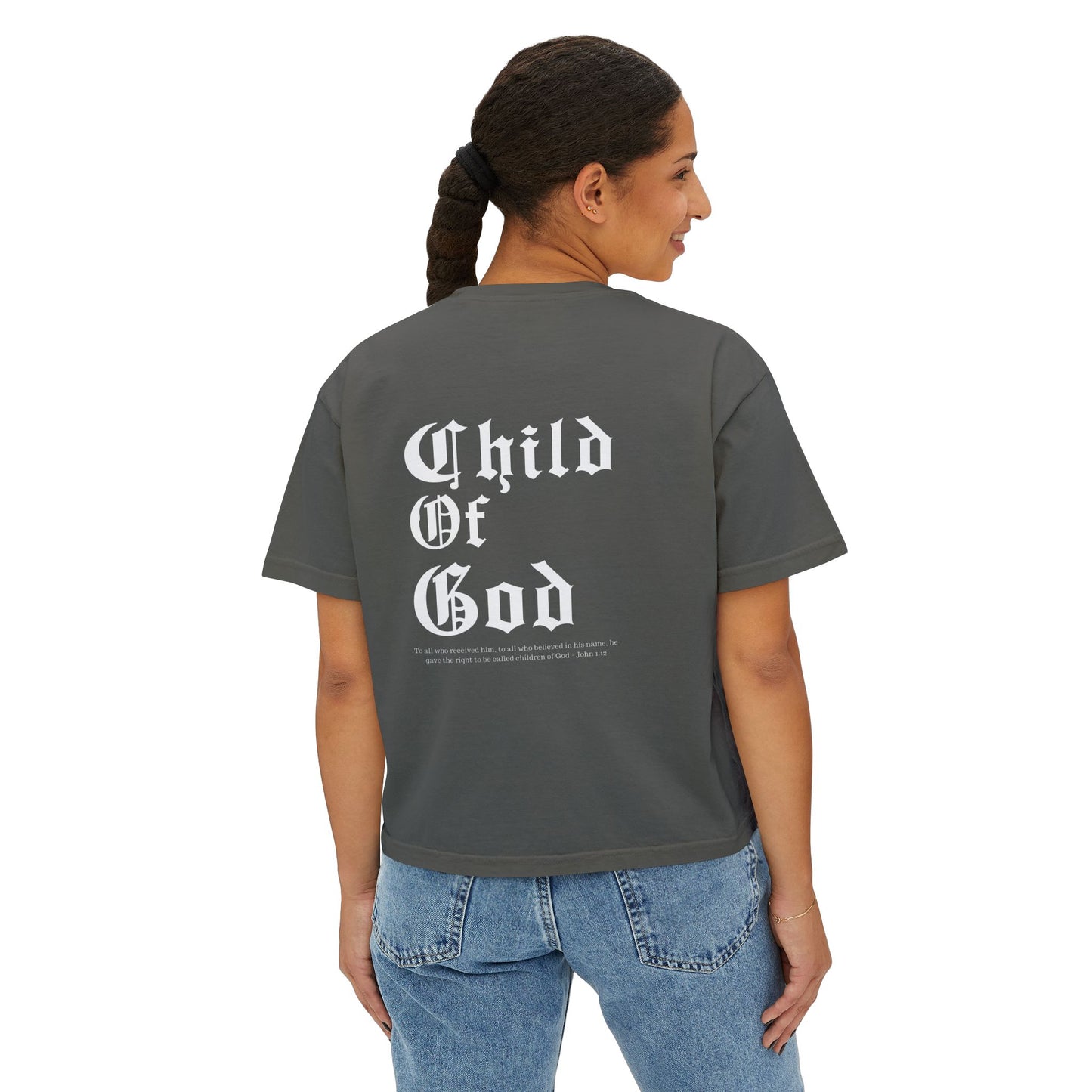Child of God Box Tee - Women's T-Shirt, Christian T-Shirt, Motivational Tee