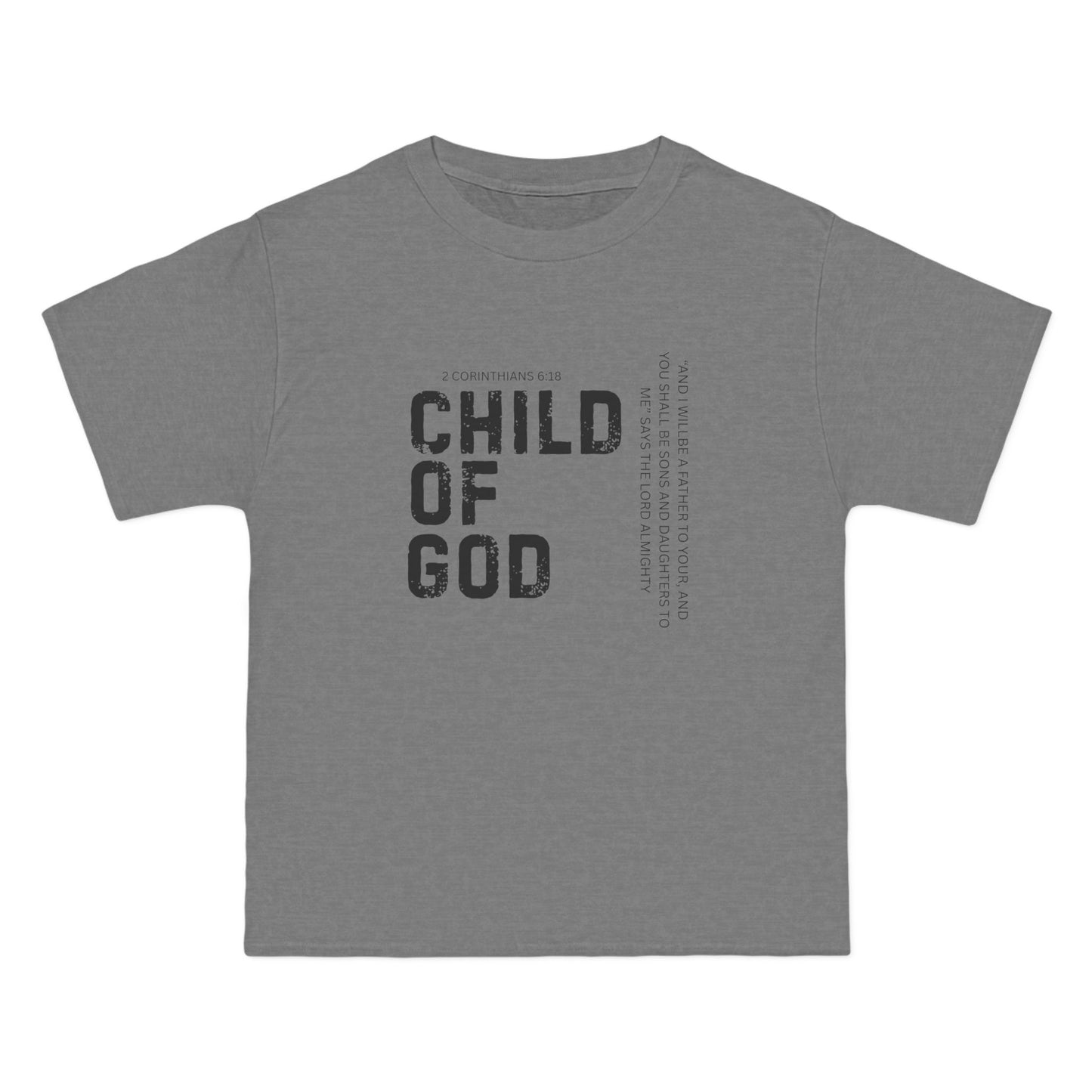 Child of God (WHT) Faith T-Shirt, Motivational Tee