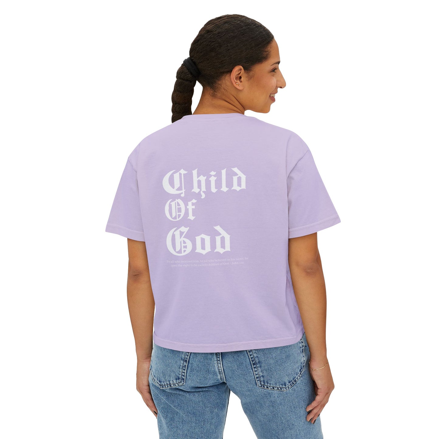 Child of God Box Tee - Women's T-Shirt, Christian T-Shirt, Motivational Tee