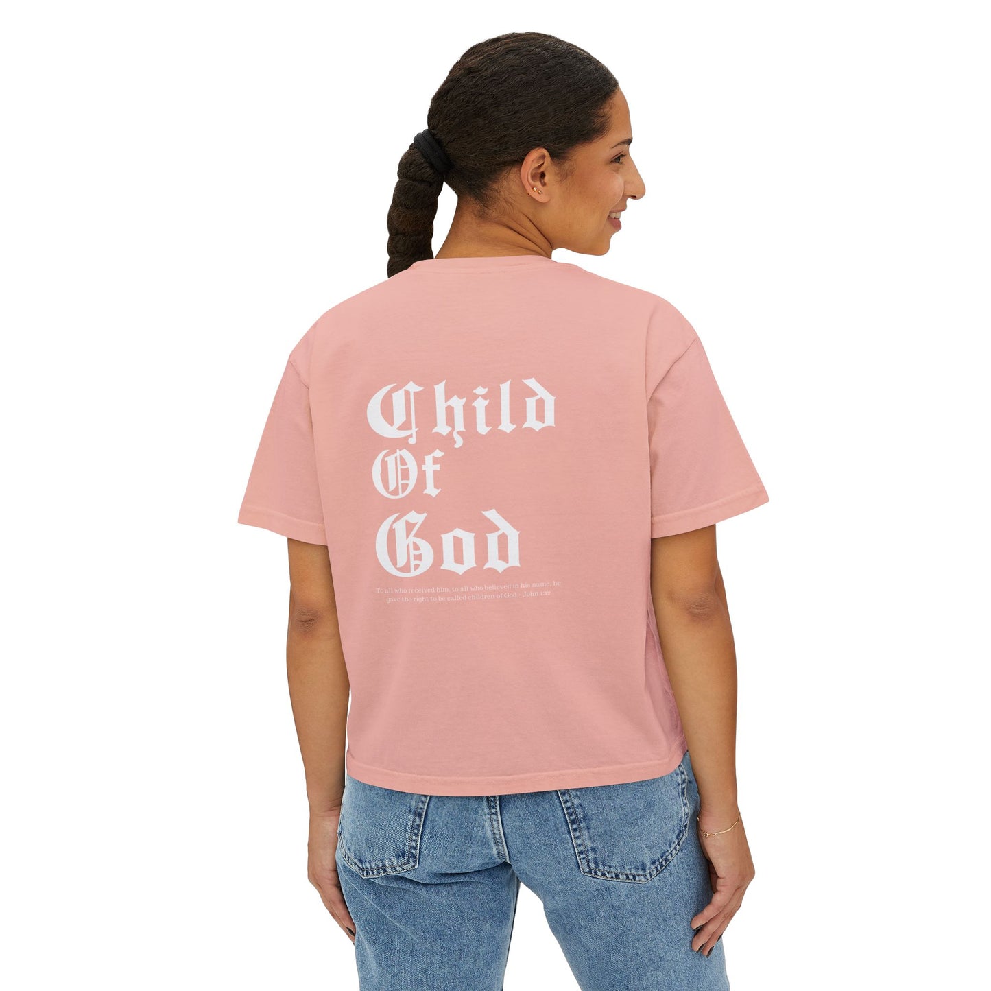 Child of God Box Tee - Women's T-Shirt, Christian T-Shirt, Motivational Tee