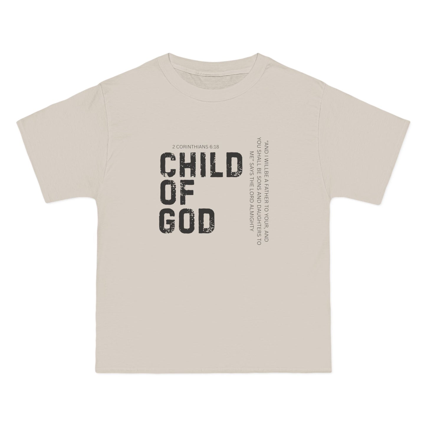 Child of God (WHT) Faith T-Shirt, Motivational Tee