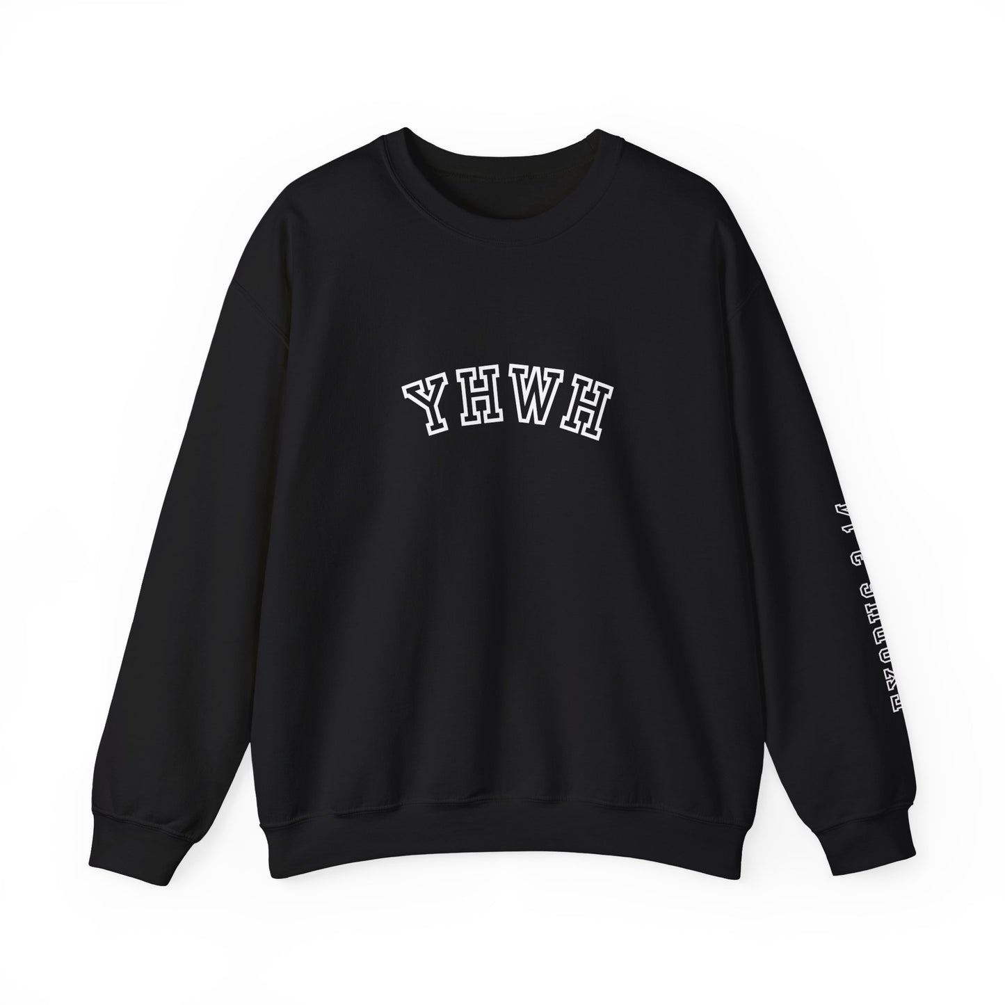 Crewneck Sweatshirt - YHWH Faith Apparel Motivational Tee