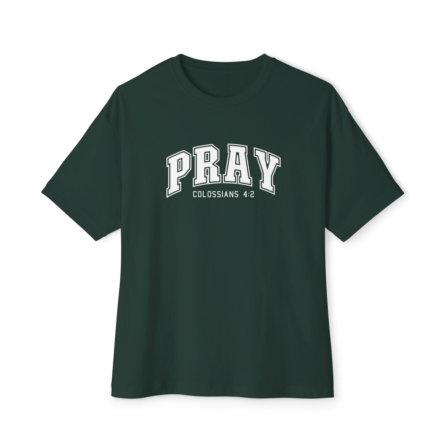 Pray Oversized Christian T-Shirt — Urban Inspirational Tee