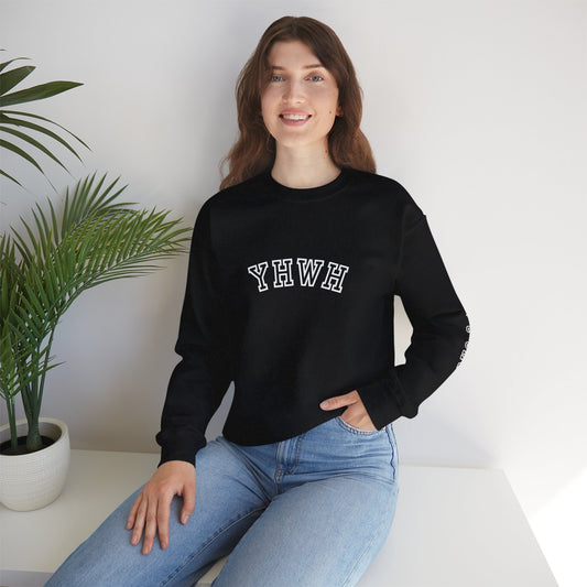 Crewneck Sweatshirt - YHWH Faith Apparel Motivational Tee