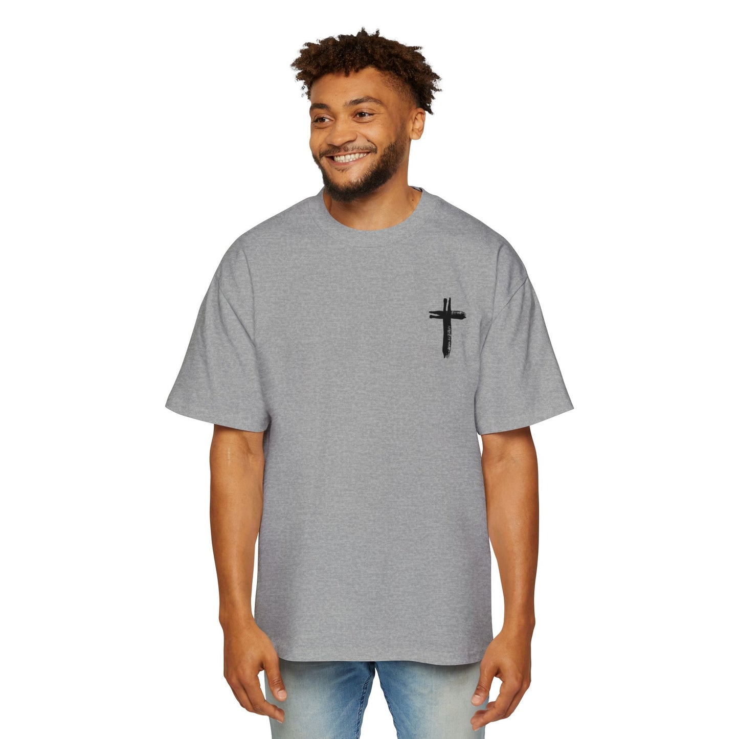 Jesus Dropped the Charges- Men's Oversized Tee