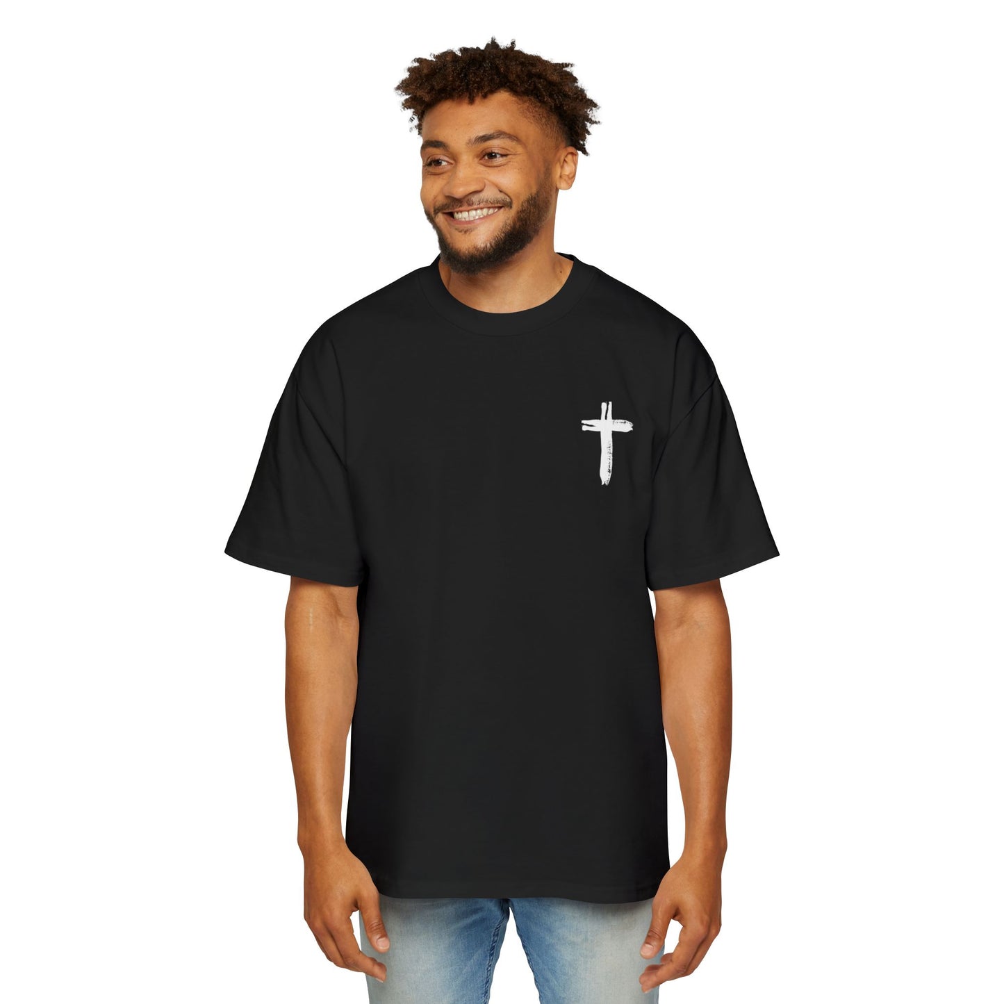 Jesus Dropped the Charges- Men's Oversized Tee