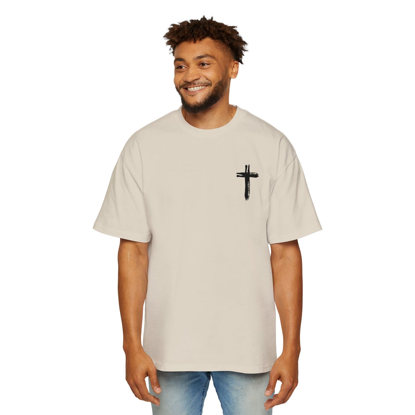 Submit to Him- Men's Oversized Tee