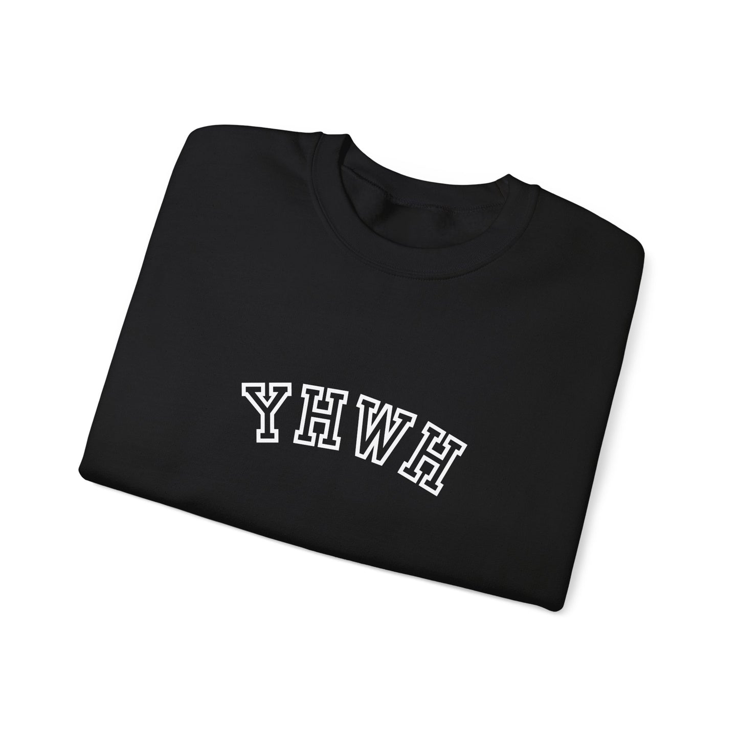 Crewneck Sweatshirt - YHWH Faith Apparel Motivational Tee