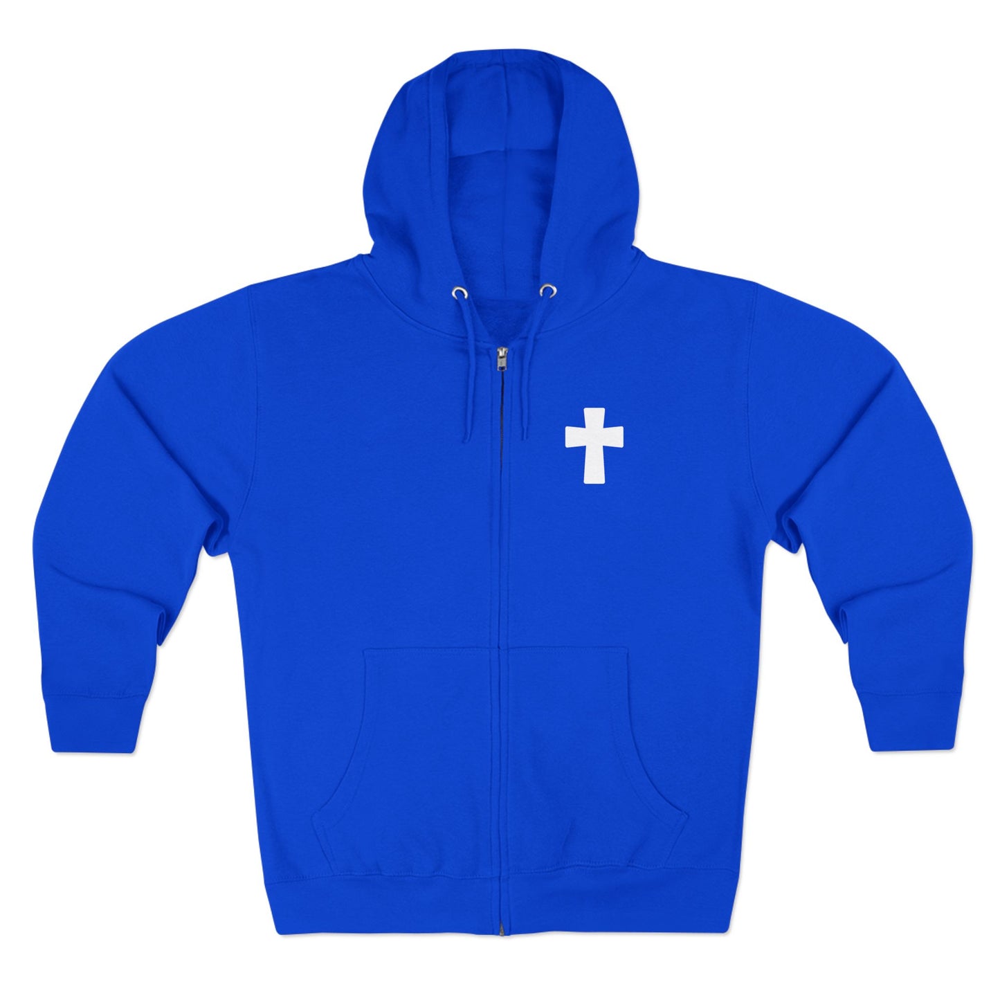 Faith Over Fear Christian Zip-Up Hoodie