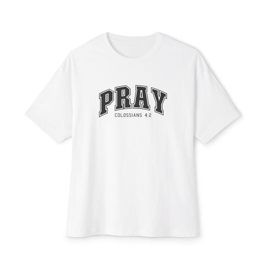 Pray Oversized Christian T-Shirt — Urban Inspirational Tee