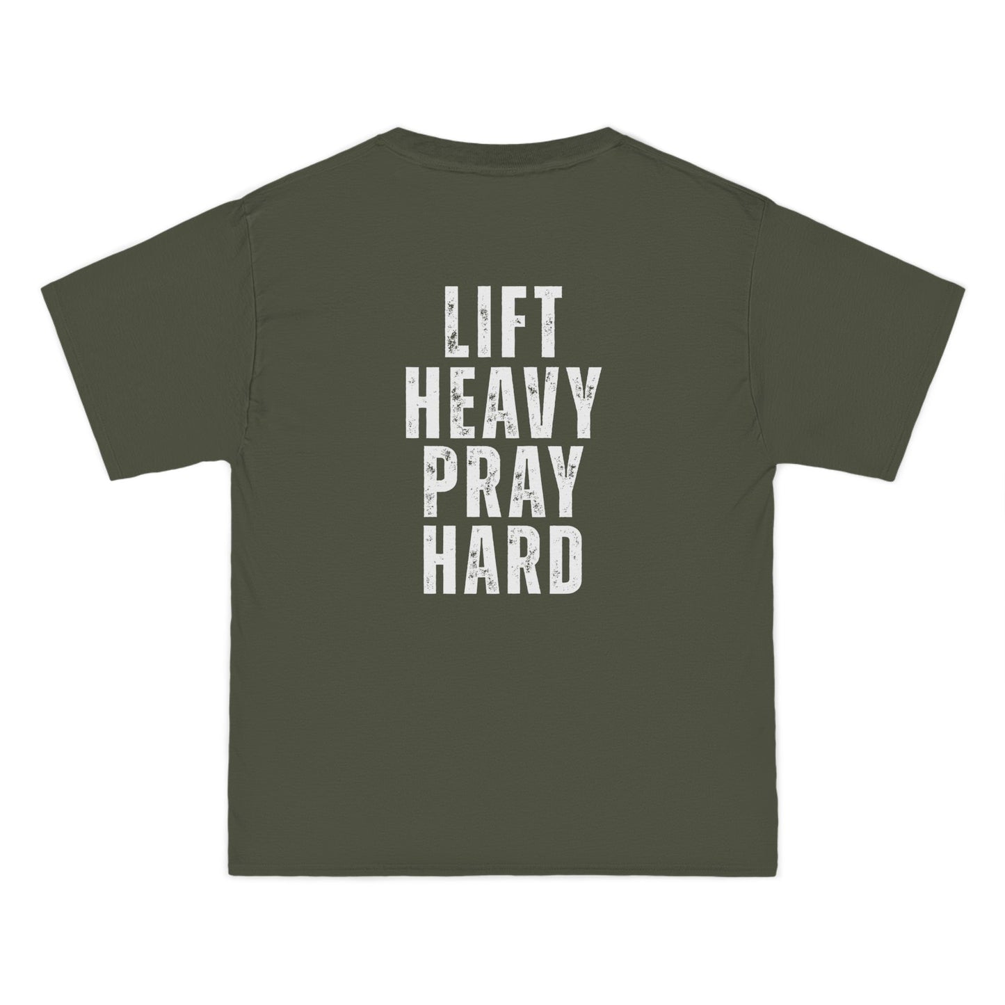 Pray Hard Gym T-Shirt — Faith & Fitness Workout Tee