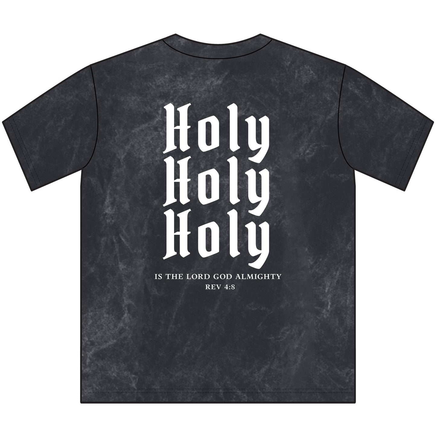 Holy Holy Holy Vintage Crewneck Tee — Christian Faith Graphic T-Shirt