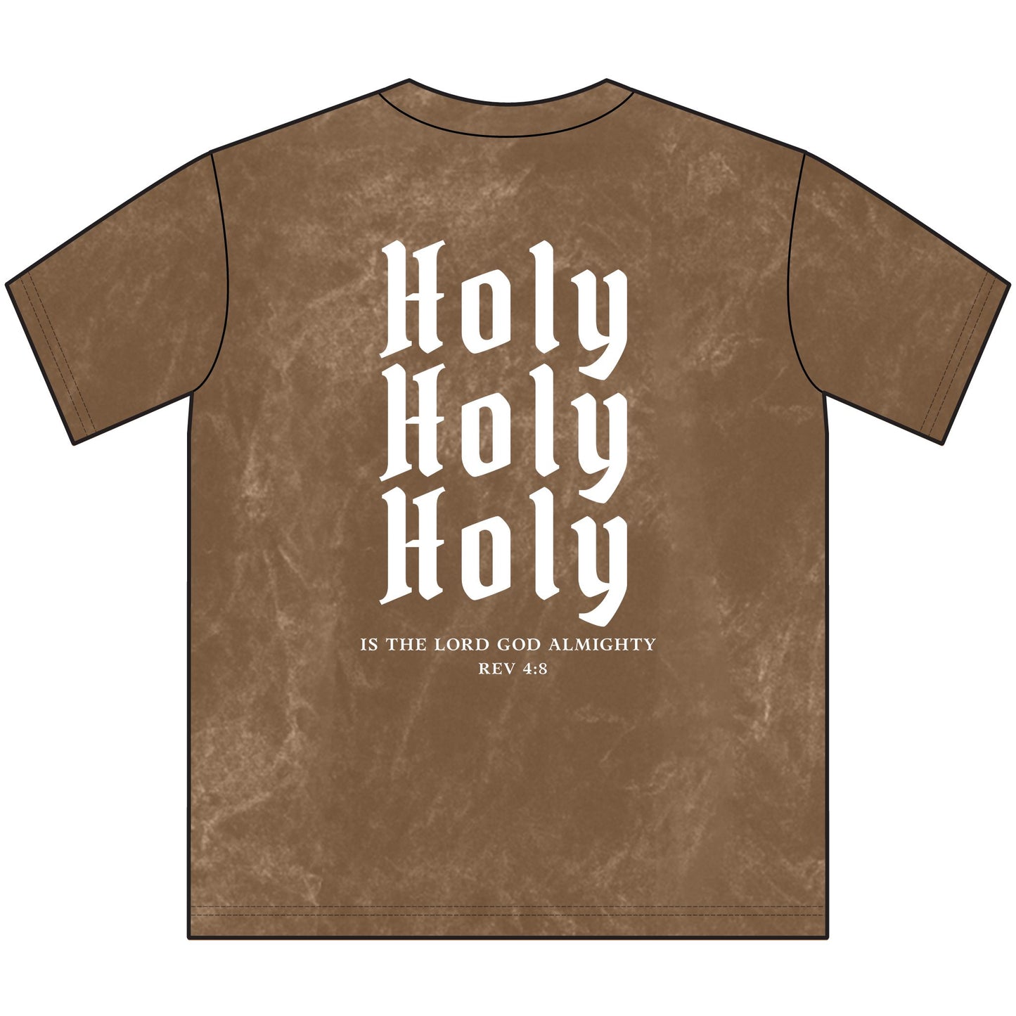 Holy Holy Holy Vintage Crewneck Tee — Christian Faith Graphic T-Shirt