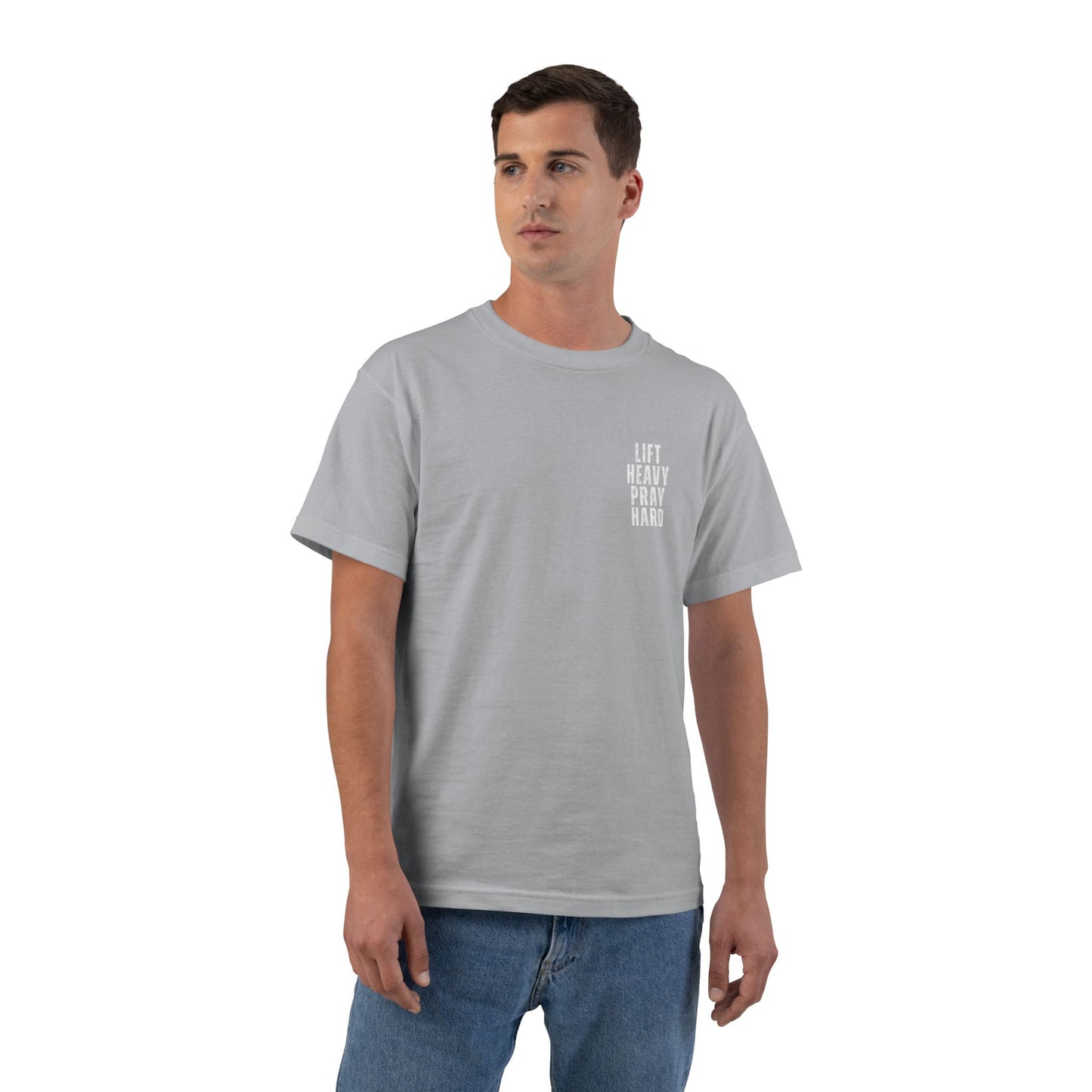 Pray Hard Gym T-Shirt — Faith & Fitness Workout Tee