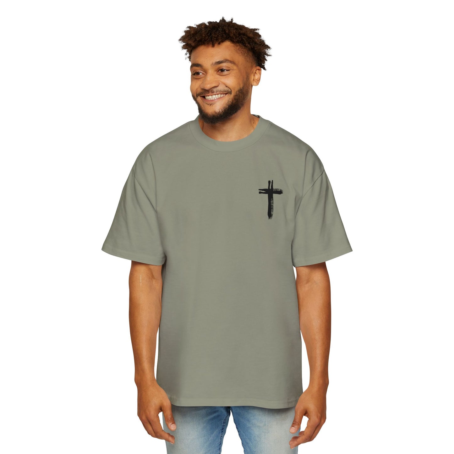 Submit to Him- Men's Oversized Tee