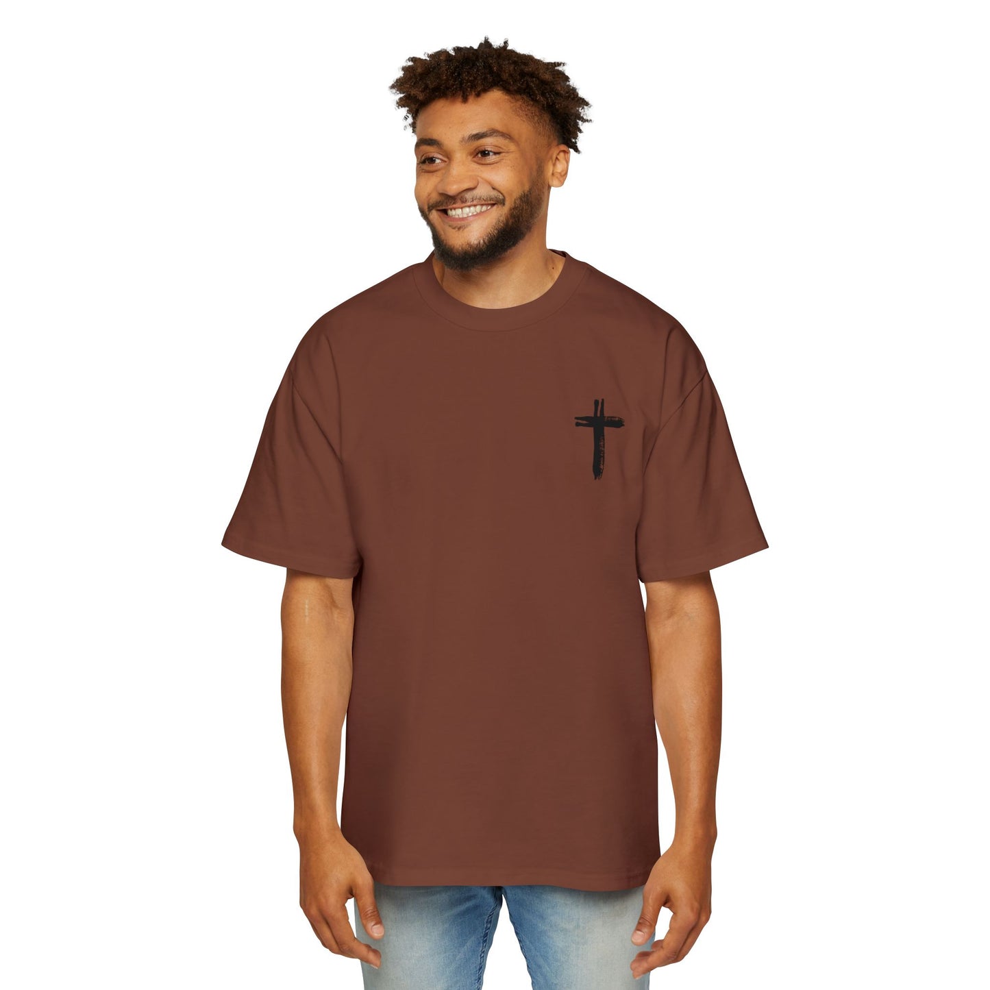 Jesus Dropped the Charges- Men's Oversized Tee