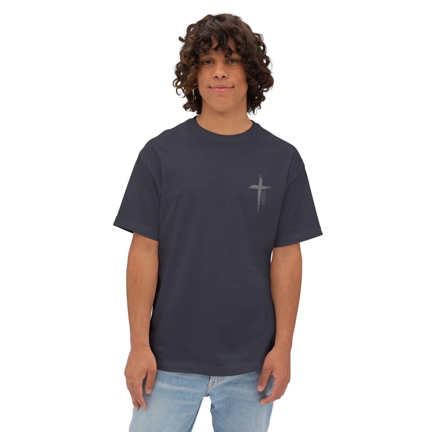 Jesus Gym Repeat Oversized Tee, Christian T-shirt, Motivational Tee