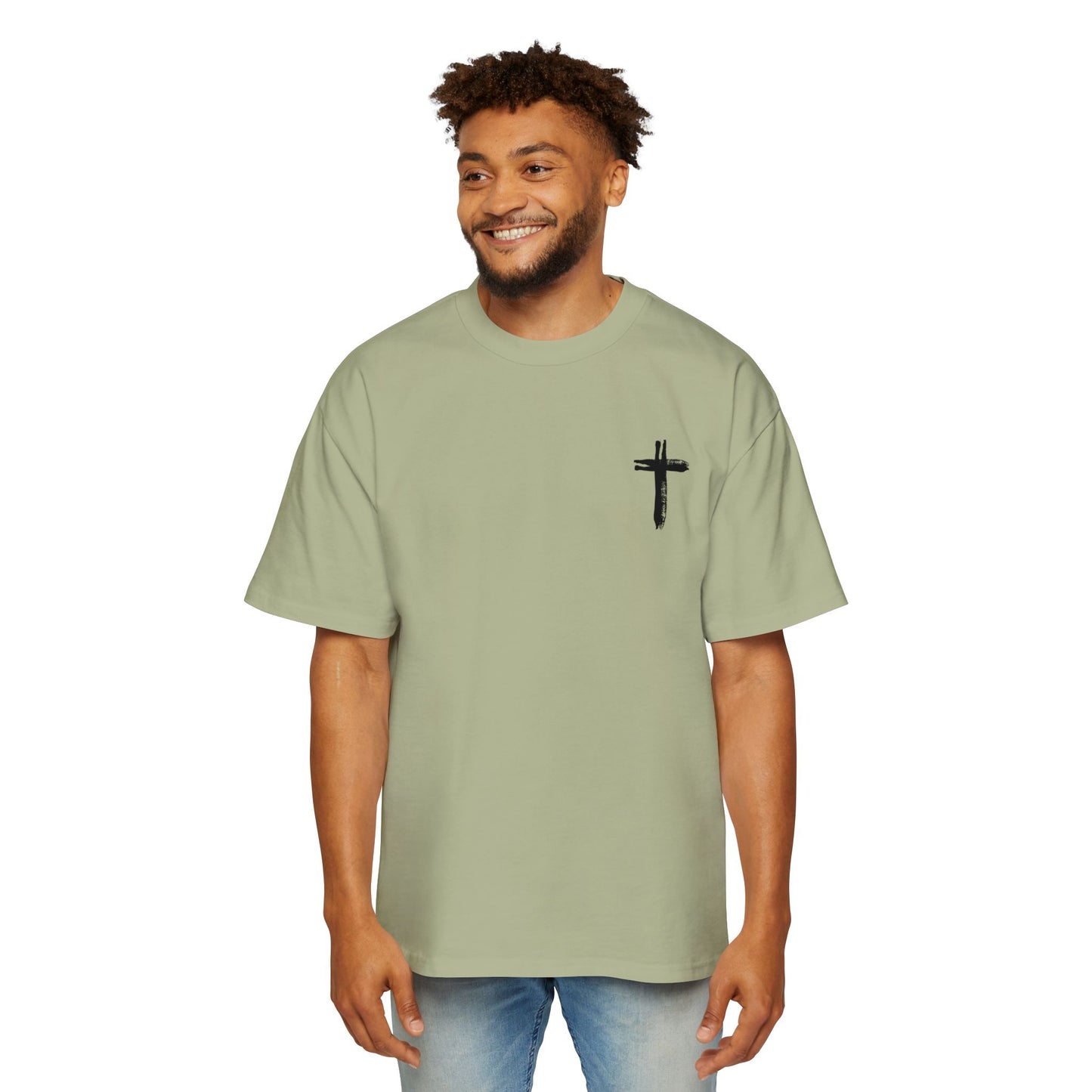 Jesus Dropped the Charges- Men's Oversized Tee