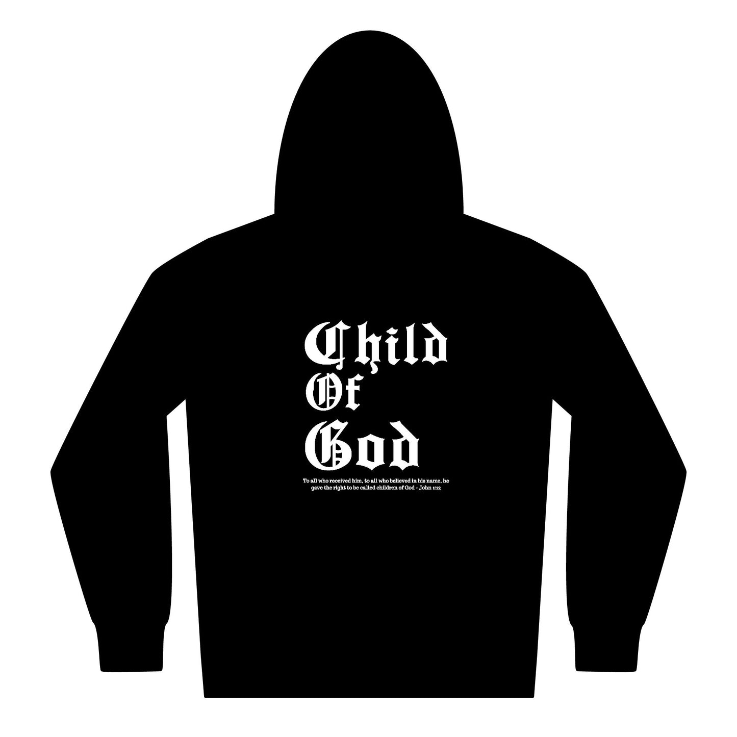Child of God Zippered Hoodie, Christian apparel