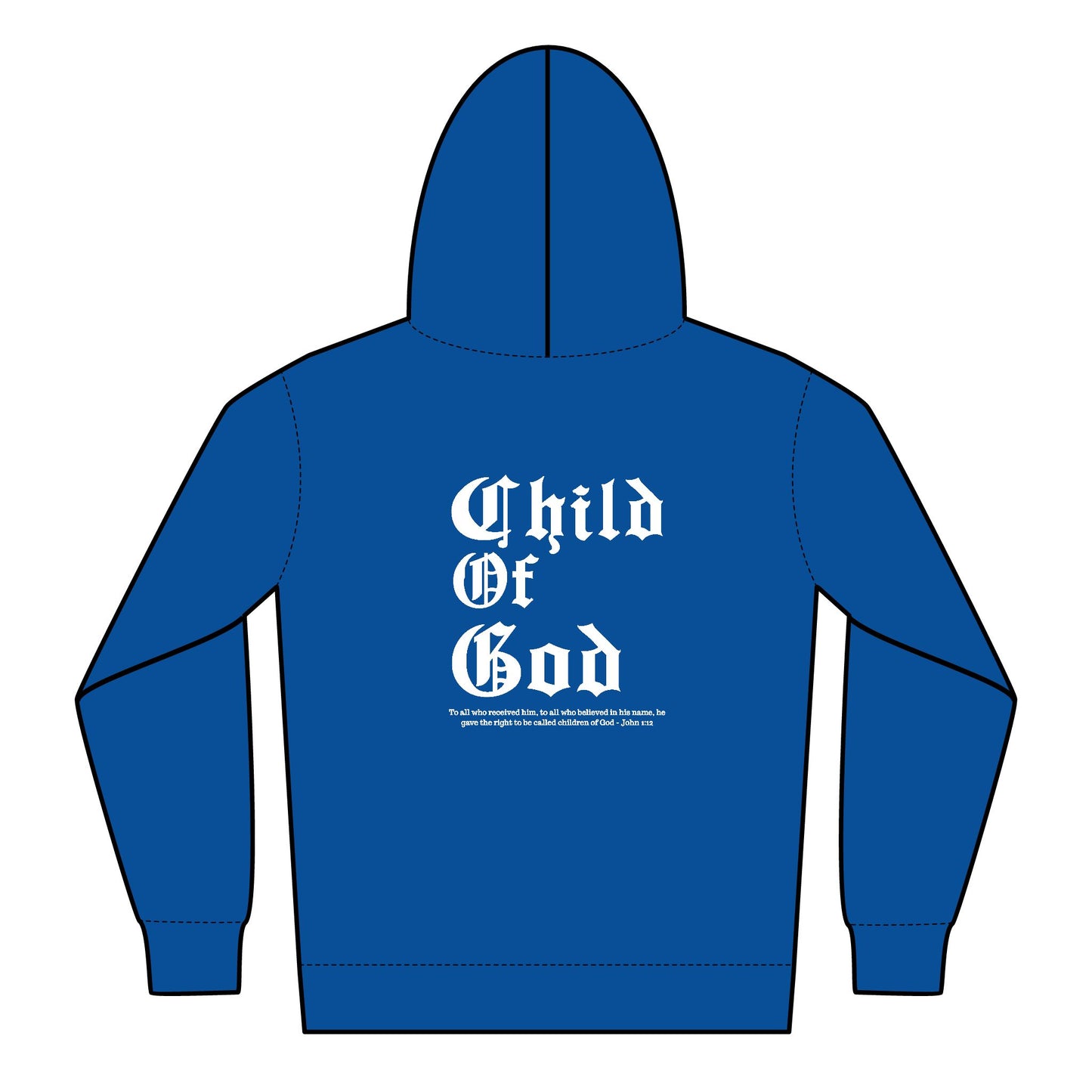 Child of God Zippered Hoodie, Christian apparel