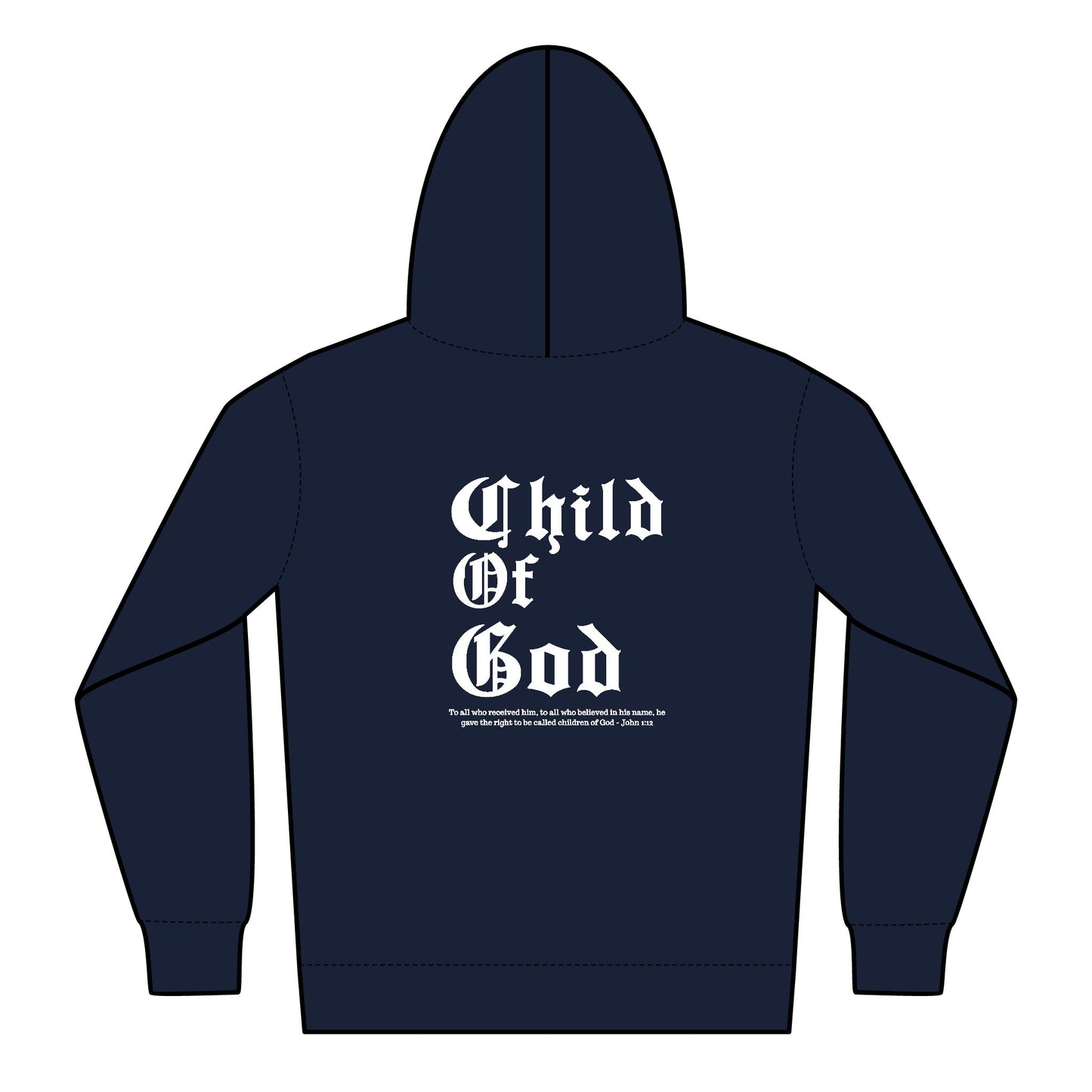 Child of God Zippered Hoodie, Christian apparel