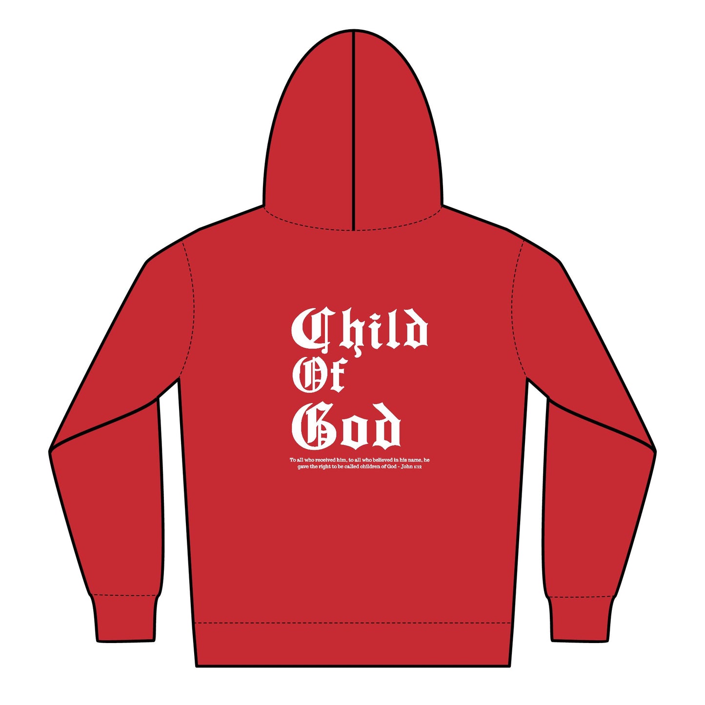 Child of God Zippered Hoodie, Christian apparel
