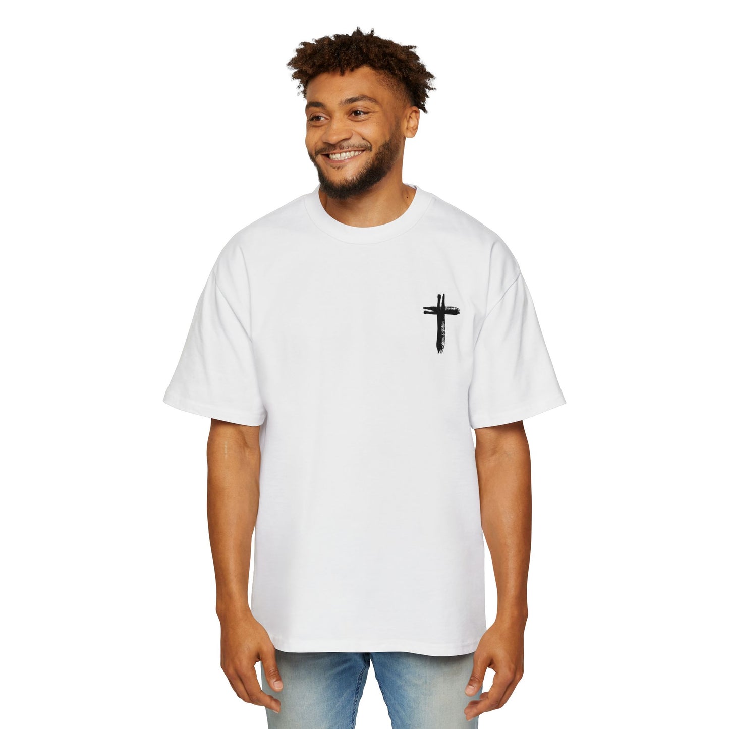 Jesus Dropped the Charges- Men's Oversized Tee