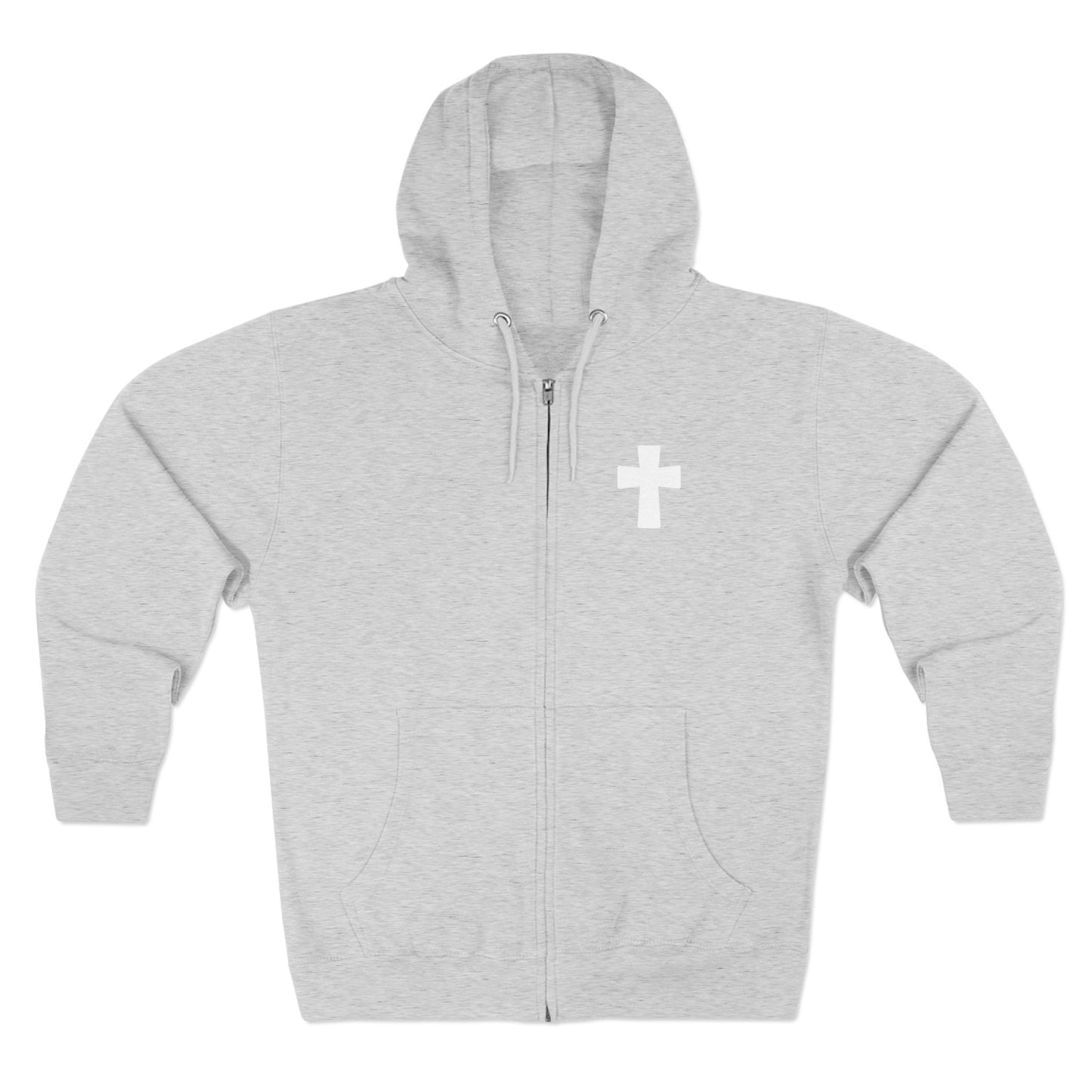 Faith Over Fear Christian Zip-Up Hoodie